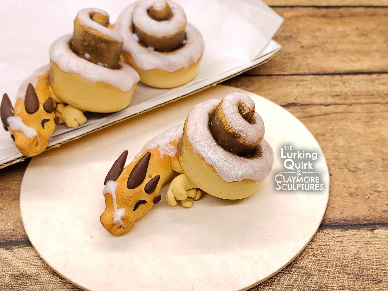 Cinnamon Roll Lindworm Dragon | The Lurking Quirk